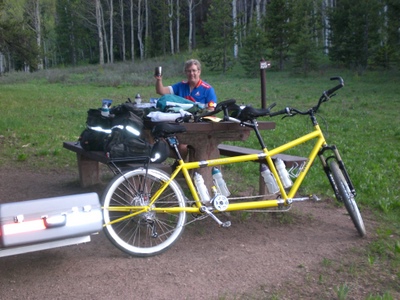 A toast to another fun outing!
Lynx Pass, CO; Elev 8,969 Feet.